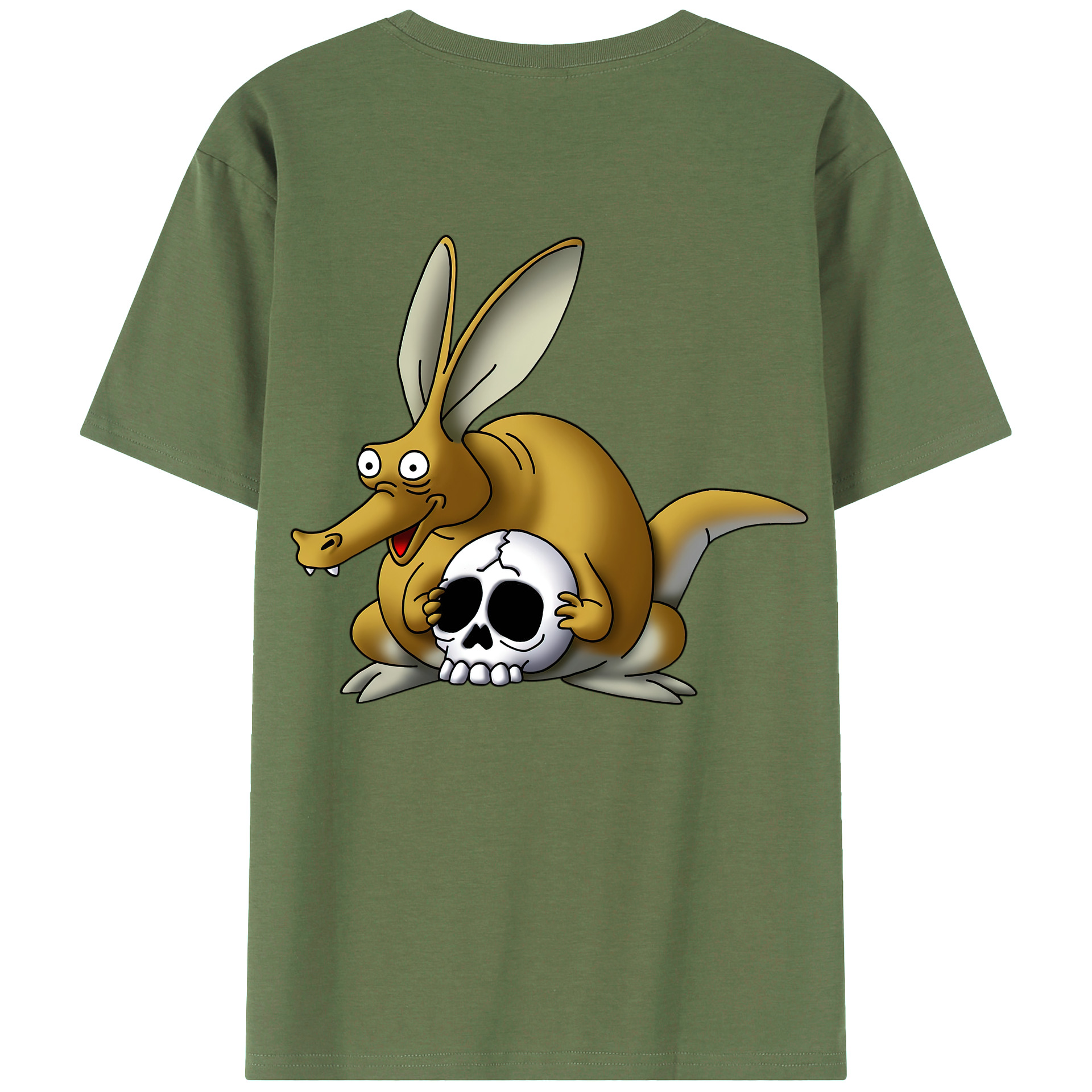 （画像用） ドラゴンクエスト Doragon Kuesuto Dragon Quest 綿100％ メンズ半袖Tシャツ（バックプリント） 通気性